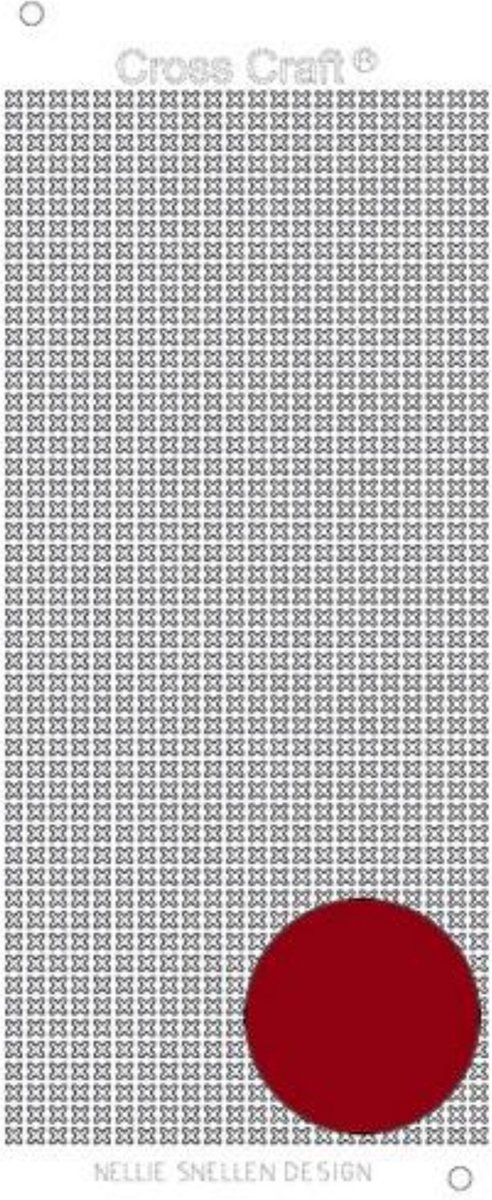 (10)CrossCraft stickers Dark Red